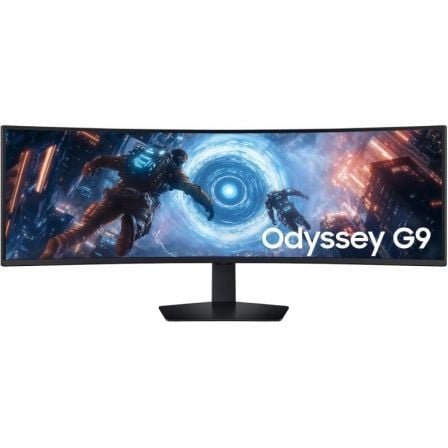 art_sam-m20s49fg910eu_1.jpg Monitor Gaming Ultrapanorámico Curvo Samsung Odyssey G9 G91F S49FG910EU 49"/ Dual QHD/ 1ms/ 144Hz/ Regulable en altura/ Negro - Imagen 1