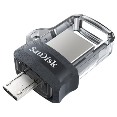 art_snd-flash20dual20m32064gb_1.jpg Pendrive 64GB SanDisk Dual m3.0 Ultra USB 3.0/ MicroUSB - Imagen 1