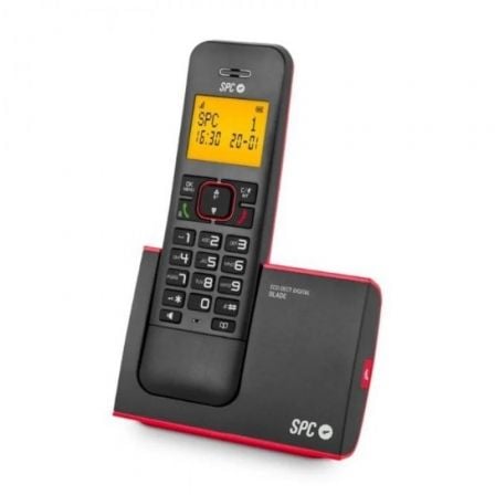 art_spc-dect20blade20rd20bk_1.jpg Teléfono Inalámbrico SPC Blade 7290RC1/ Rojo y Negro - Imagen 1