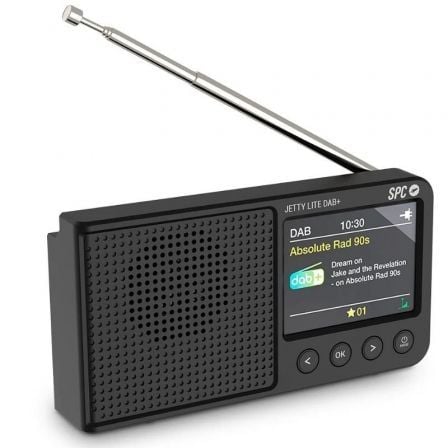 art_spc-radio204591n_1.jpg Radio Portátil SPC Jetty Lite Dab+/ Negra - Imagen 1