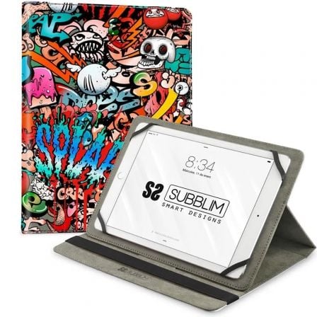 art_sub-funda20cut-4tc010_1.jpg Funda Subblim Trendy Graffiti para Tablets de 9.6"-11" - Imagen 1