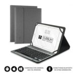 Funda con Teclado Subblim Keytab Pro Bluetooth para Tablets de 9.6"-10.8"/ Gris