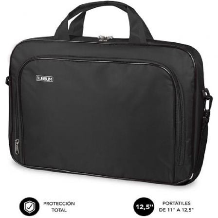 art_sub-mal20lb-1olb001_1.jpg Maletín Subblim Oxford para Portátiles hasta 12.5"/ Negro - Imagen 1