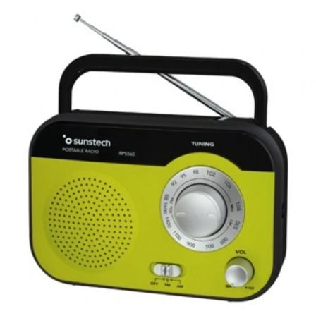art_sun-radio20rps56020gree_1.jpg Radio Portátil Sunstech RPS560/ Verde - Imagen 1