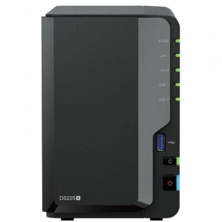 art_syn-nas20ds22520plus_1.jpg NAS Synology Diskstation DS225+/ 2 Bahías 3.5"- 2.5"/ 2GB DDR4/ Formato Torre - Imagen 1