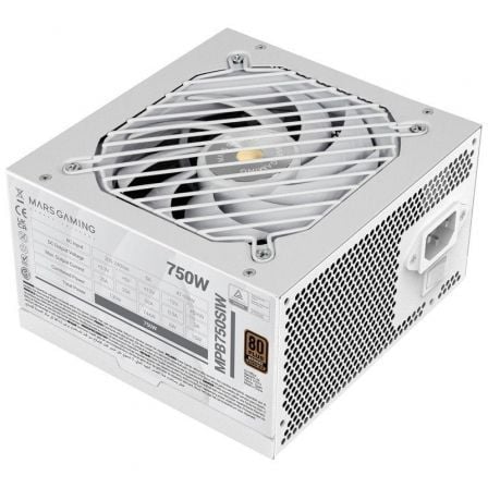 art_tac-fuente20mpb750si20wh_1.jpg Fuente de Alimentación Mars Gaming MPB750SI/ 750W/ Ventilador 12cm/ 80 Plus Bronze/ Blanca - Imagen 1