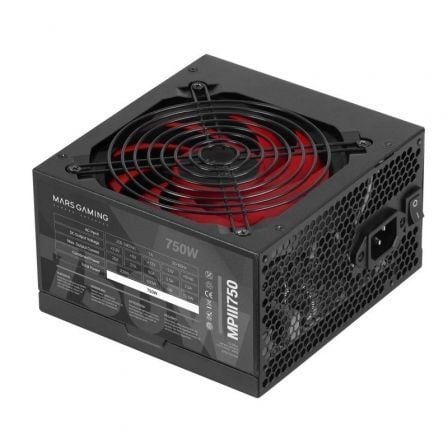art_tac-fuente20mpiii750_1.jpg Fuente de Alimentación Mars Gaming MPIII750/ 750W/ Ventilador 12cm - Imagen 1