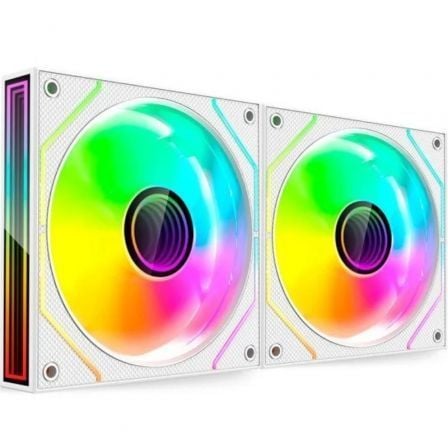 art_tac-ref20mf-3dprox220wh_1.jpg Pack 2 Ventiladores Mars Gaming MF-3DPROX2/ 12cm/ ARGB/ Blancos - Imagen 1