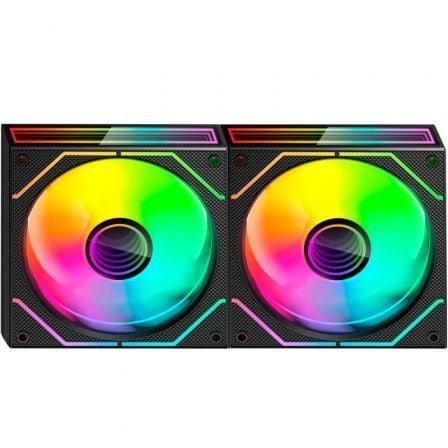 art_tac-ref20mf-3dprox2r20bk_1.jpg Pack 2 Ventiladores Mars Gaming MF-3DPROX2R/ 12cm/ ARGB - Imagen 1