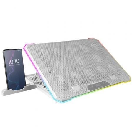 art_tac-ref20mnbc1320wh_1.jpg Soporte Refrigerante Mars Gaming MNBC13 para Portátiles hasta 17"/ Iluminación LED - Imagen 1