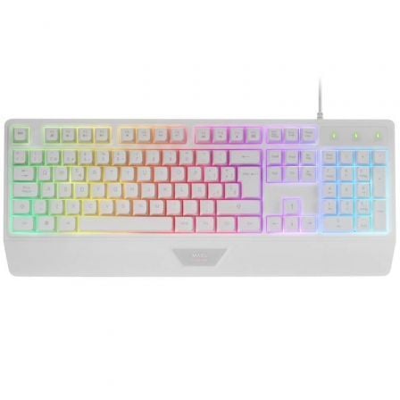 art_tac-tec20mk12420wh_1.jpg Teclado Gaming SemiMecánico Mars Gaming MK124/ Blanco - Imagen 1
