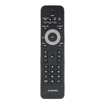 art_tme-mando20ctvph01_1.jpg Mando para TV CTVPH01 compatible con Philips - Imagen 1