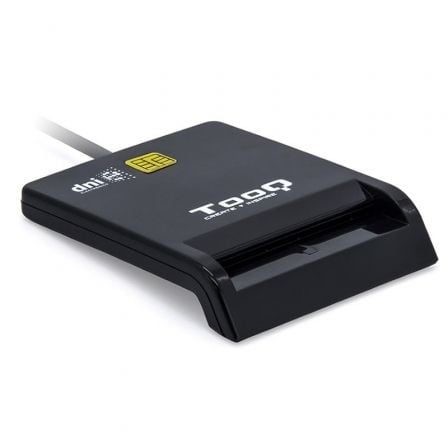 art_too-dni20tqr-210b_1.jpg Lector de DNI TooQ TQR-210B/ USB 2.0/ Negro - Imagen 1