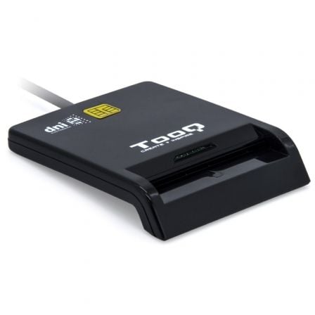 art_too-dni20tqr-211b_1.jpg Lector de DNI TooQ TQR-211B/ USB Tipo-C/ Negro - Imagen 1