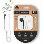 Auriculares Intrauditivos Tech One Tech earTECH B&W Be Original TEC1011/ con Micrófono/ Mini Jack 3.5/ Blanco y Negro