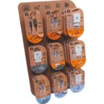 Expositor de Cargadores GaN y Cables Tech One Tech EKO 400903/ 9 ganchos/ Incluye 27 Productos