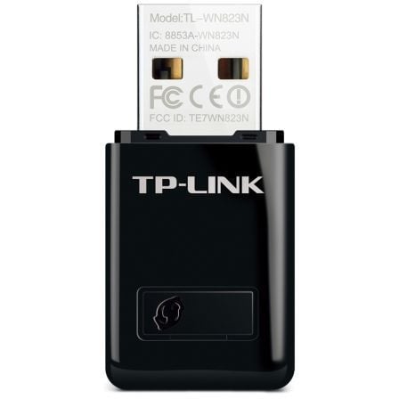 art_tpl-adp20usb20300mb20mini_1.jpg Adaptador USB - WiFi TP-Link TL-WN823N/ 300Mbps - Imagen 1