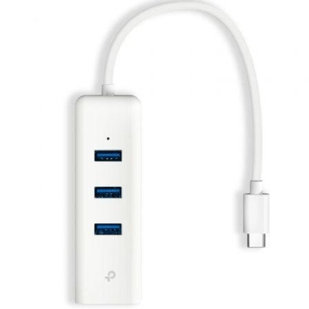 art_tpl-hub20ue330c_1.jpg Hub USB Tipo-C 3.0 TP-Link UE330C/ 3xUSB/ 1xRJ45/ Blanco - Imagen 1