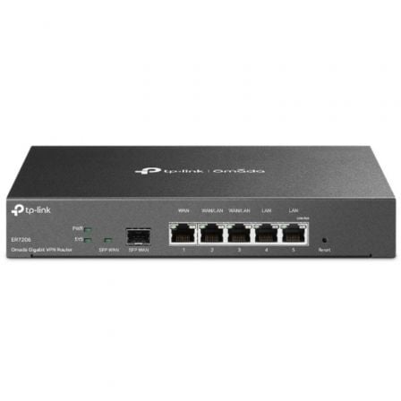 art_tpl-rou20tl-er7206_1.jpg Router VPN TP-Link Omada TL-ER7206/ 5 Puertos Multi-WAN - Imagen 1