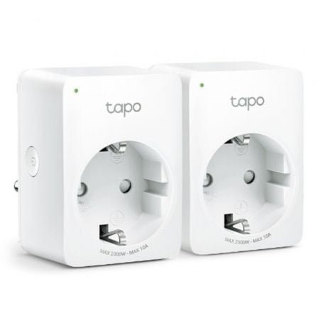 art_tpl-sh20tapo20p100202u_1.jpg Enchufe WiFi Inteligente TP-Link Tapo P100/ Pack 2 - Imagen 1