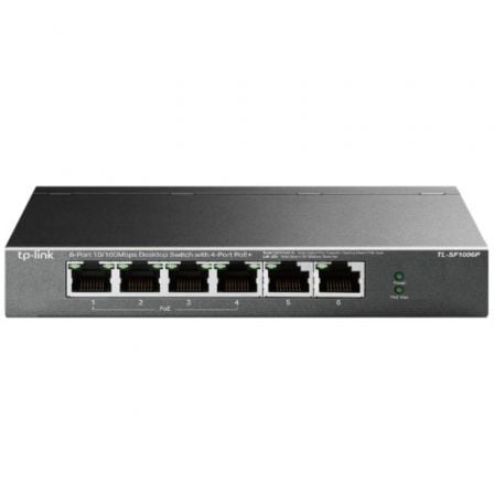 art_tpl-switch20tl-sf1006p_1.jpg Switch TP-Link TL-SF1006P 6 Puertos/ RJ-45 10/100 PoE - Imagen 1