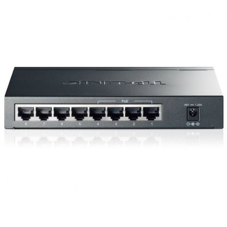 art_tpl-switch20tl-sg1008p_1.jpg Switch TP-Link TL-SG1008P 8 Puertos/ RJ-45 10/100/1000 PoE - Imagen 1