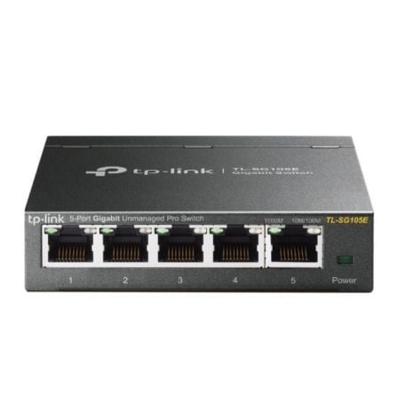 art_tpl-switch20tl-sg105e_1.jpg Switch TP-Link Easy Smart TL-SG105E 5 Puertos/ RJ-45 10/100/1000 - Imagen 1