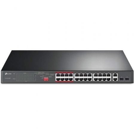 art_tpl-switch20tl-sl1226p_1.jpg Switch TP-Link TL-SL1226P 26 Puertos/ RJ-45 10/100/1000 PoE/ SFP - Imagen 1