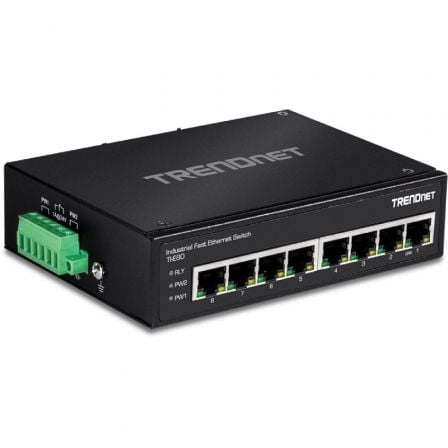 art_trn-switch20ti-e80_1.jpg Switch TRENDnet TI-E80 8 Puertos/ RJ-45 Gigabit 10/100 - Imagen 1