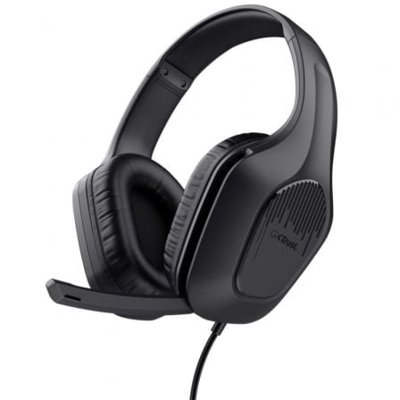 art_tru-aur20gxt2041720zirox20bk_1.jpg Auriculares Gaming con Micrófono Trust Gaming GXT 417 Zirox/ Jack 3.5/ Negros - Imagen 1