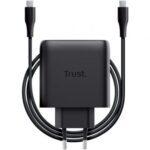 Cargador de Pared GaN Trust Maxo 65W/ 1xUSB Tipo-C/ Incluye Cable USB Tipo-C/ 65W