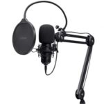 Micrófono Gaming Trust Gaming GXT 270 Emita II+ 25770/ USB/ Negro