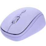 Ratón Mini Inalámbrico Trust Yvi+ Multidispositivo/ Hasta 1600 DPI/ Púrpura