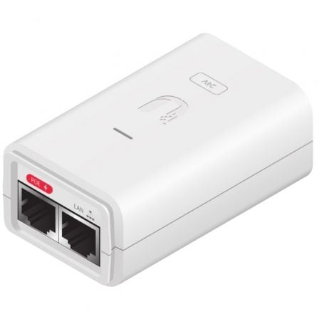 art_ubi-alim20poe-24-7w-g-wh_1.jpg Alimentador PoE Ubiquiti POE-24-7W-G-WH Gigabyte - Imagen 1