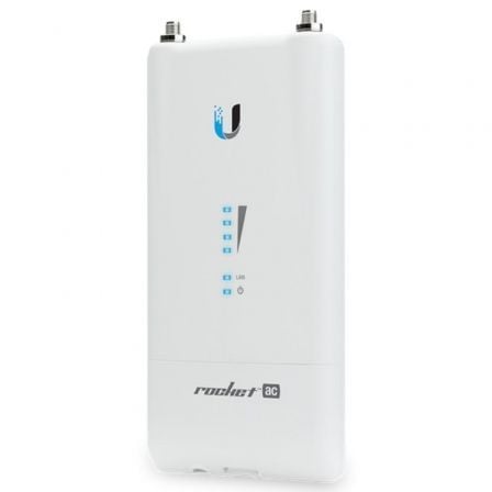 art_ubi-estacion20rocket20ac20lite_1.jpg Estación Base Ubiquiti R5AC-LITE/ 5GHz/ 1 Puerto RJ45 10/100/1000 PoE - Imagen 1