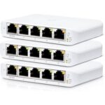 Switch Gestionado Ubiquiti USW-Flex Mini 5 Puertos/ RJ45 10/100/1000 PoE/ Pack 3 uds