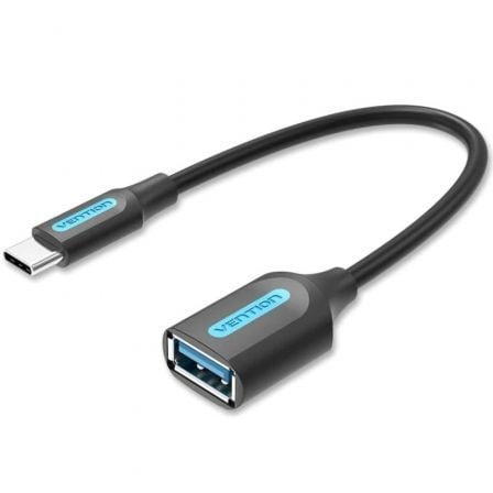art_ven-adp20ccvbb_1.jpg Adaptador USB 3.1 Tipo-C Vention CCVBB/ USB Tipo-C Macho - USB Hembra - Imagen 1
