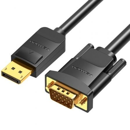 art_ven-adp20conv20hblbj_1.jpg Cable Conversor Vention HBLBJ/ VGA Macho - DisplayPort Macho/ 5m/ Negro - Imagen 1