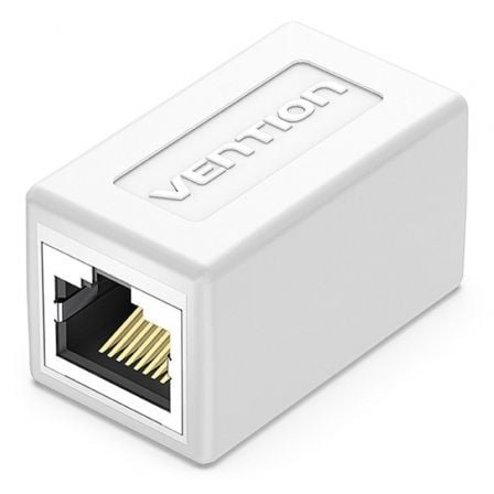 art_ven-adp20ipvw0_1.jpg Adaptador Conector RJ45 IPVW0 Cat.6 FTP/ RJ45 Hembra - RJ45 Hembra/ Blanco - Imagen 1
