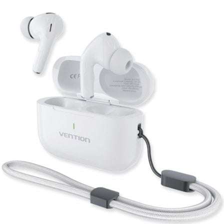 art_ven-aur20echo20lite20e1120pl20wh_1.jpg Auriculares Bluetooth Vention Echo Lite E11 Plus con estuche de carga/ Autonomía 6h/ Blancos - Imagen 1