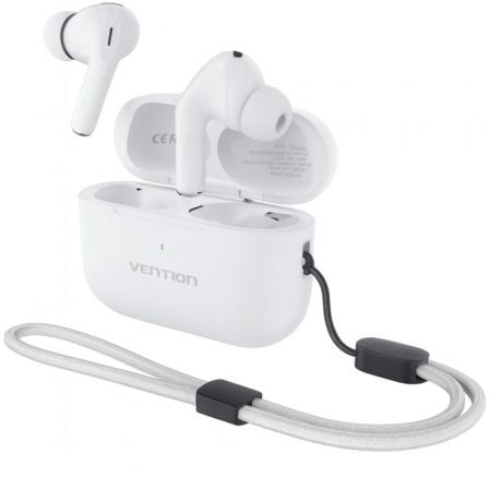 art_ven-aur20echo20lite20e1120pr20wh_1.jpg Auriculares Bluetooth Vention Echo Lite E11 Pro con estuche de carga/ Blancos - Imagen 1
