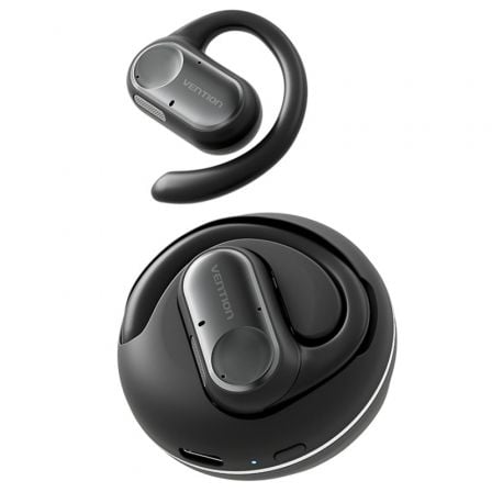 art_ven-aur20nbpb0_1.jpg Auriculares Deportivos Bluetooth Vention Open Ear OpenBeat O11 NBPB0 con estuche de carga/ Negros - Imagen 1