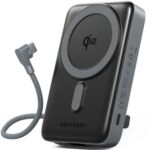 Powerbank 10000mAh Vention FKHH0/ 35W/ Wireless/ Gris/ Incluye Cable USB Tipo-C