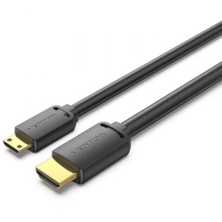 art_ven-cab20aghbi_1.jpg Cable HDMI 4K Vention AGHBG/ HDMI Macho - Mini HDMI Macho/ 3m/ Negro - Imagen 1