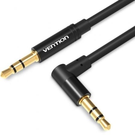 art_ven-cab20bakbg-t_1.jpg Cable Estéreo Vention BAKBG-T/ Jack 3.5 Macho - Jack 3.5 Macho/ 1.5m/ Negro - Imagen 1