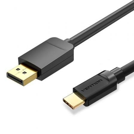 art_ven-cab20cgybh_1.jpg Cable Conversor Vention CGYBH/ USB Tipo-C Macho - DisplayPort Macho/ 2m/ Negro - Imagen 1