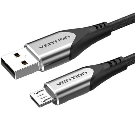 art_ven-cab20coahg_1.jpg Cable USB 2.0 Vention COAHG/ USB Macho - MicroUSB Macho/ 480Mbps/ 1.5m/ Gris - Imagen 1