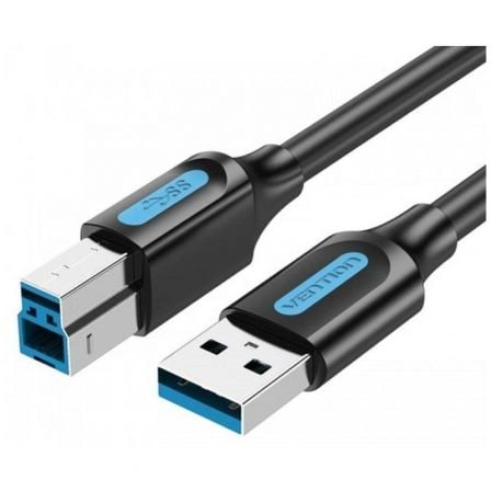 art_ven-cab20coobi_1.jpg Cable USB 3.0 Vention COOBI/ USB Tipo-B Macho - USB Macho/ 5Gbps/ 3m/ Negro - Imagen 1