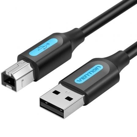 art_ven-cab20coqbd_1.jpg Cable USB 2.0 Impresora Vention COQBD/ USB Tipo-B Macho - USB Macho/ 480Mbps/ 50cm/ Negro - Imagen 1