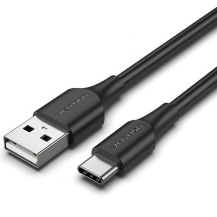 art_ven-cab20cthbc_1.jpg Cable USB 2.0 Tipo-C Vention CTHBC/ USB Tipo-C Macho - USB Macho/ 480Mbps/ 25cm/ Negro - Imagen 1